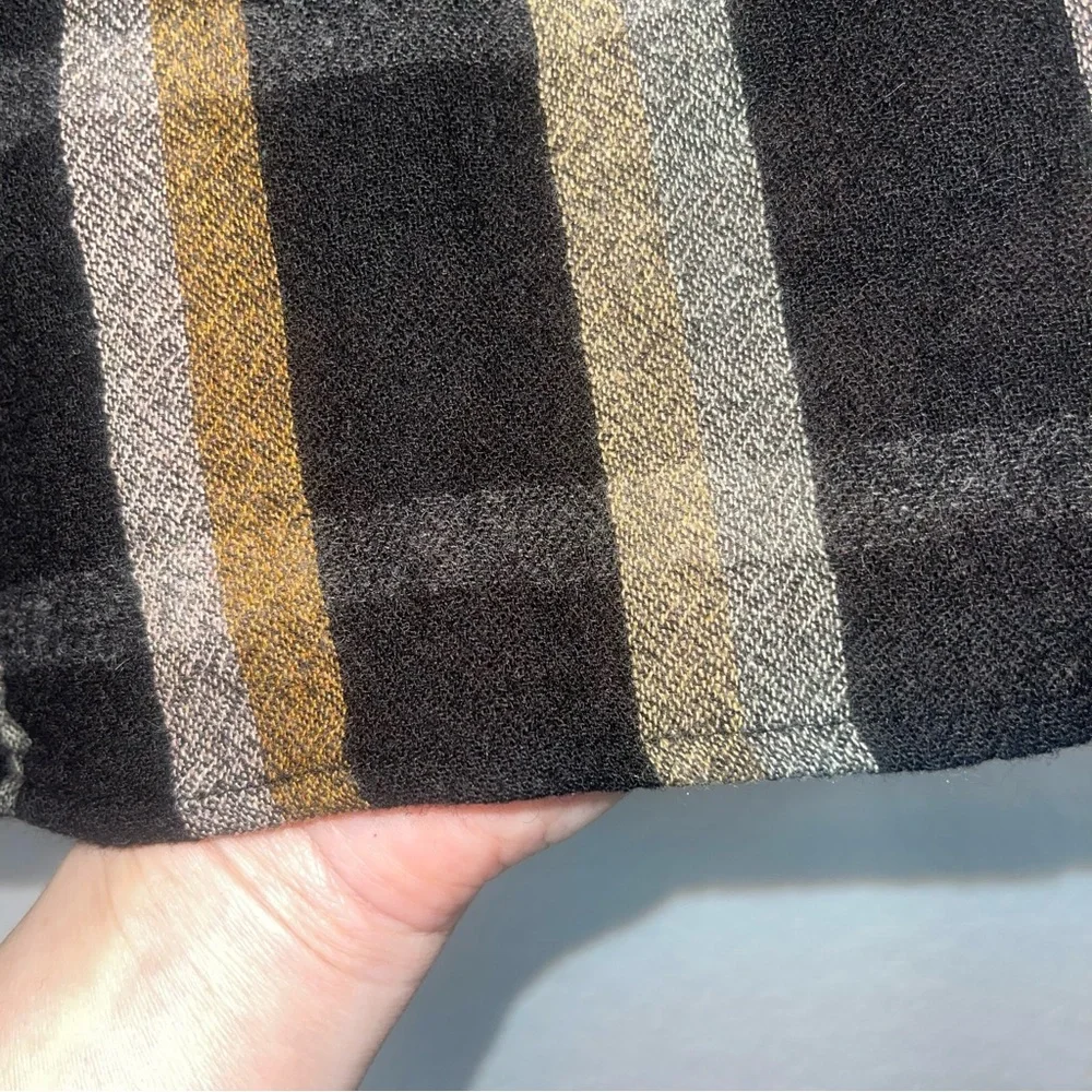 Madewell Highroad Popover Shirt in Lessing Plaid black with an white size M - Picture 9 of 14